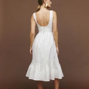 Bucatini Linen Dress - Size 2 - Reformation